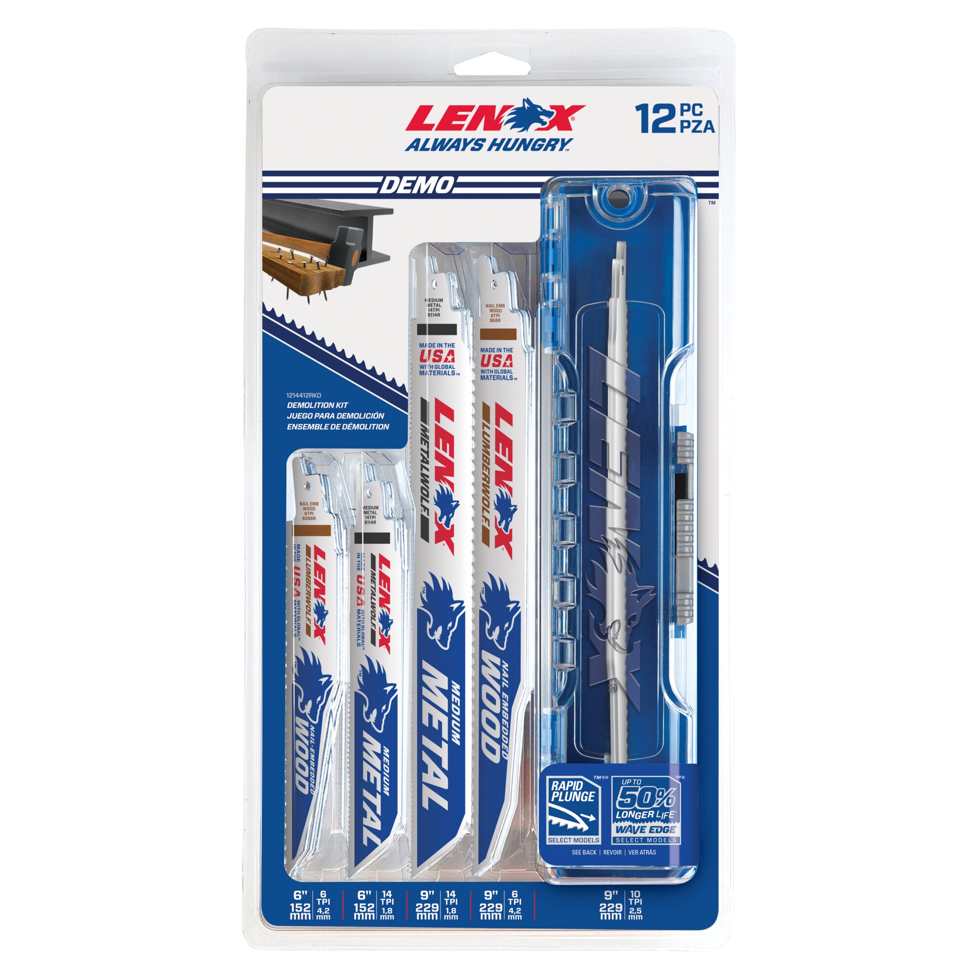 Lenox sawzall discount blades home depot